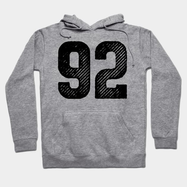 Ninety Two 92 Hoodie by colorsplash